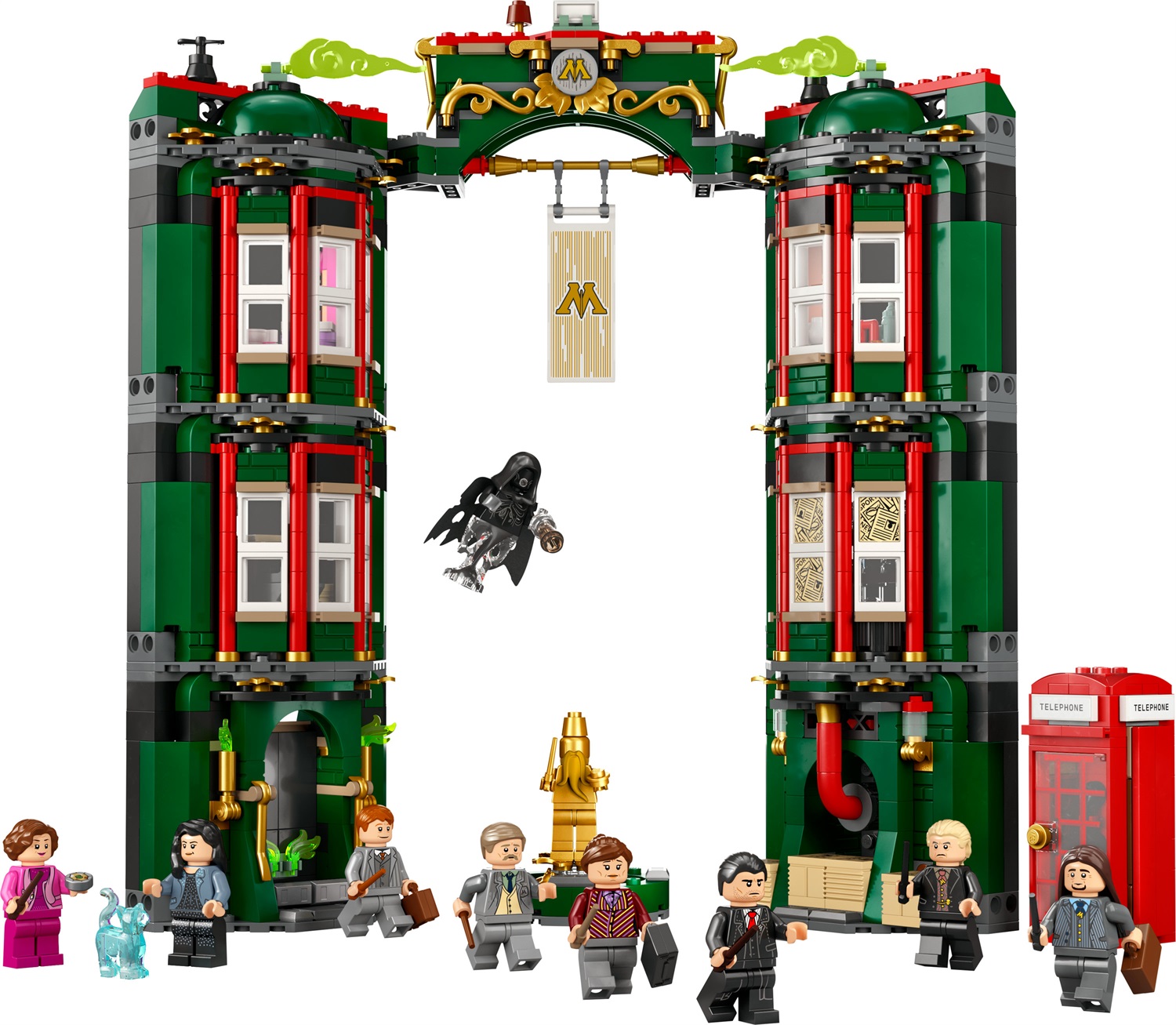 LEGO Harry Potter Ministero della Magia™ (76403) - Modellino da Costruire Modulare con 12 Minifigure, per Bambini dai 9 Anni in Su