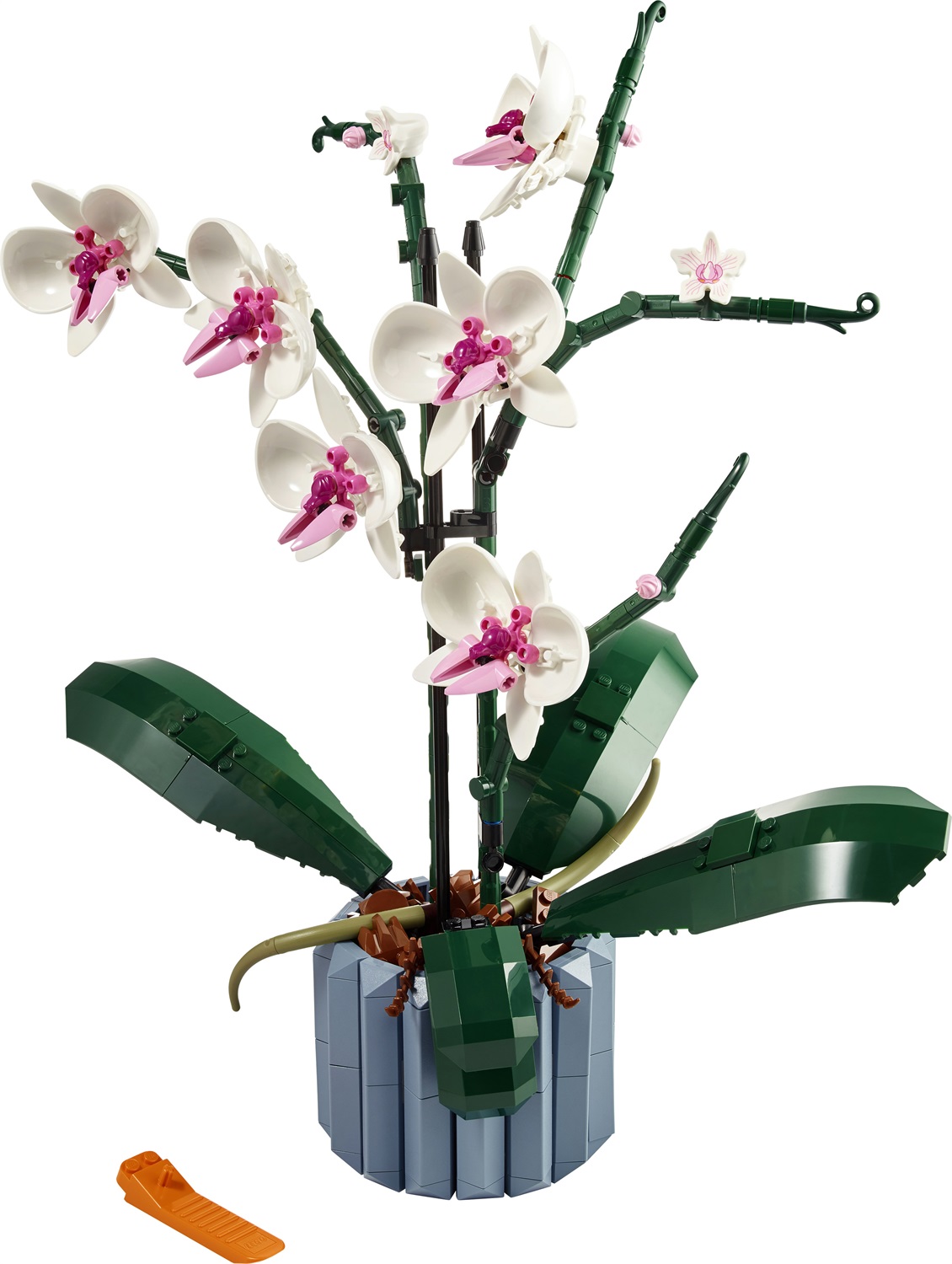 LEGO Creator Expert Orchidea 10311 - Modellino da Costruire con Fiori Finti e Vaso Decorativo per Adulti