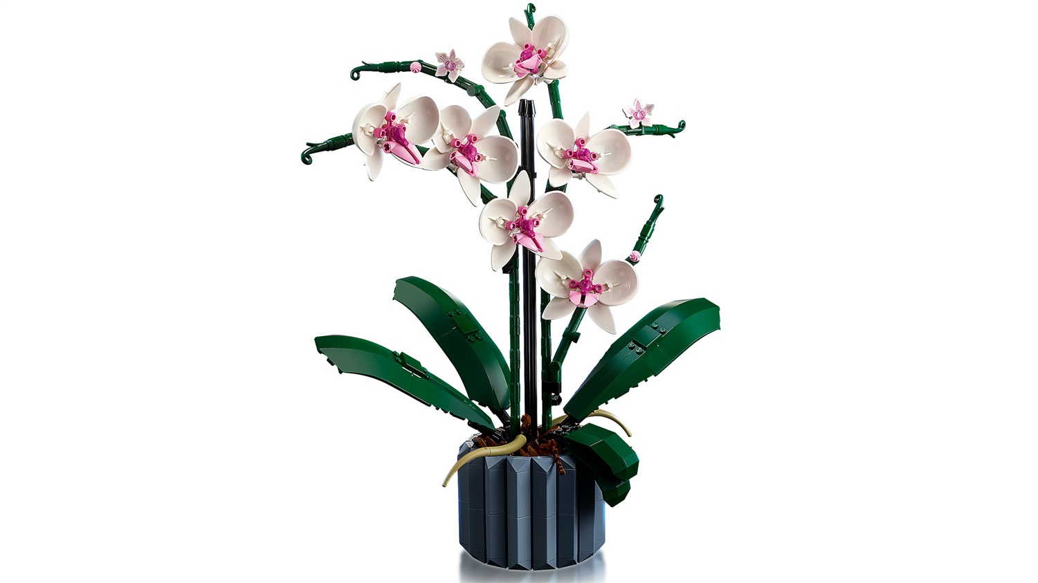 LEGO Creator Expert Orchidea 10311 - Modellino da Costruire con Fiori Finti e Vaso Decorativo per Adulti
