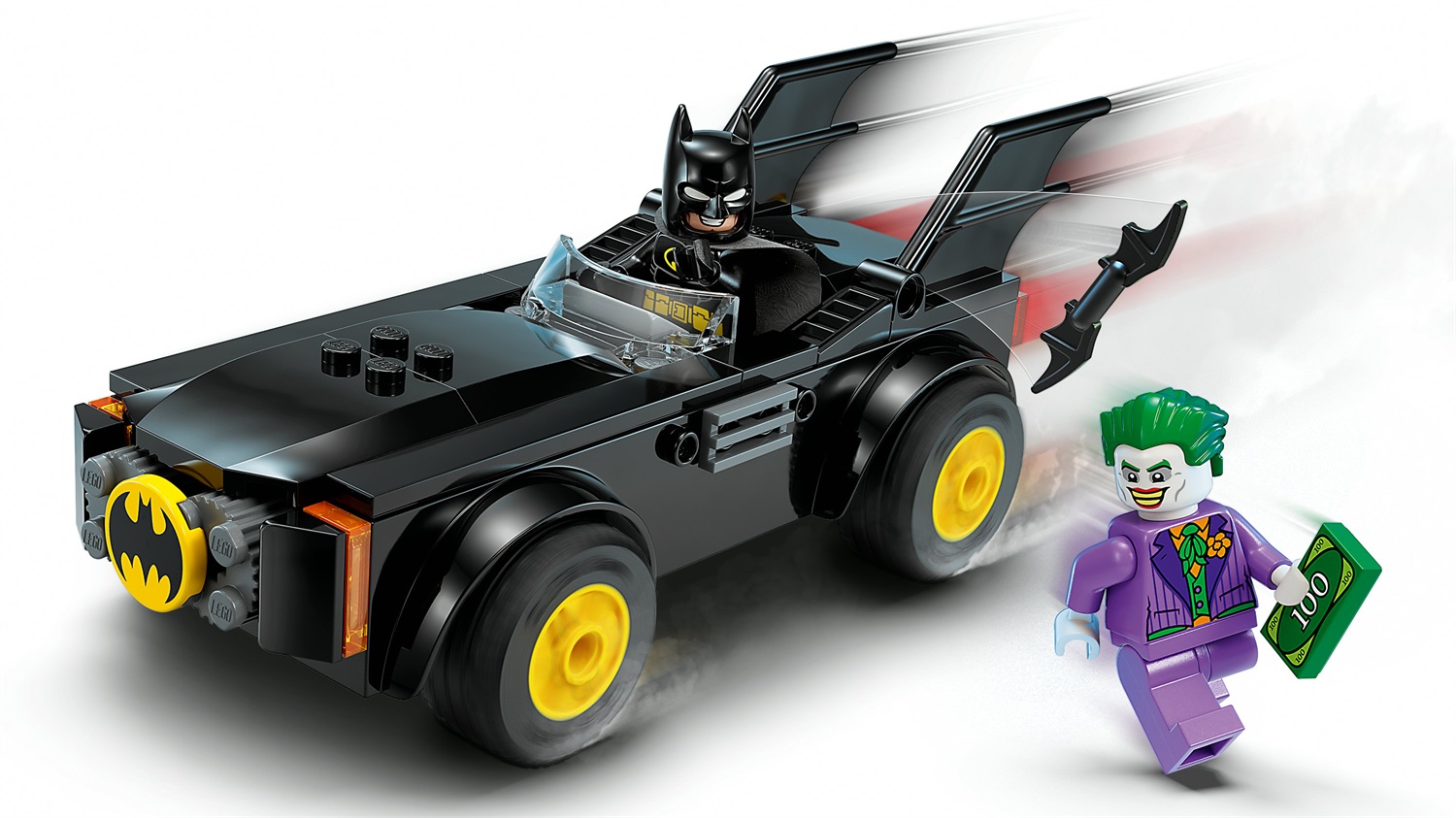 LEGO DC Inseguimento sulla Batmobile: Batman vs. The Joker - Set di Costruzione con 2 Minifigure per Bambini dai 4 Anni in Su