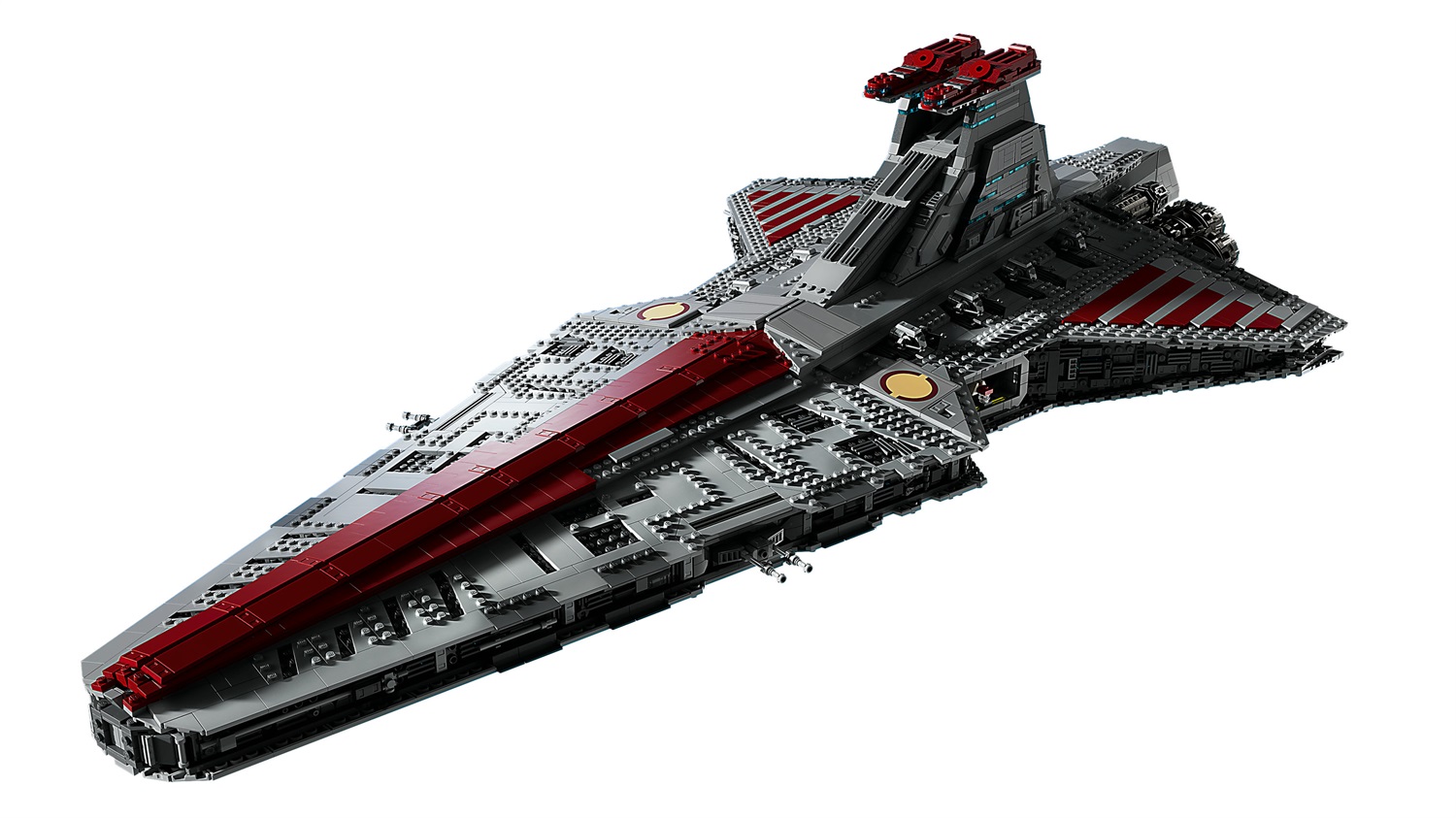 LEGO Star Wars Incrociatore d'attacco della Repubblica classe Venator - Set da costruzione 75367, 5374 pezzi, Ultimate Collector Series