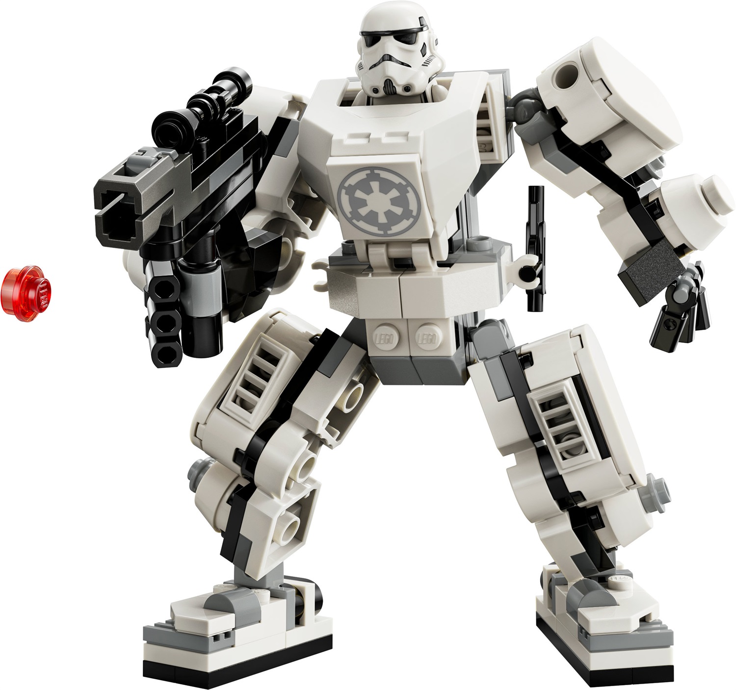 LEGO Star Wars Mech di Stormtrooper™ - Action Figure Costruibile con Parti Snodabili, Cabina per Minifigure e Grande Blaster, Gioco da Collezione per Bambini dai 6 Anni in su - 75370