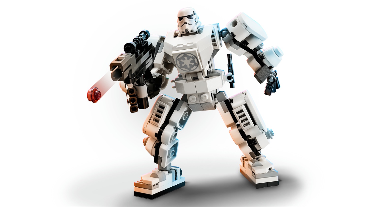 LEGO Star Wars Mech di Stormtrooper™ - Action Figure Costruibile con Parti Snodabili, Cabina per Minifigure e Grande Blaster, Gioco da Collezione per Bambini dai 6 Anni in su - 75370