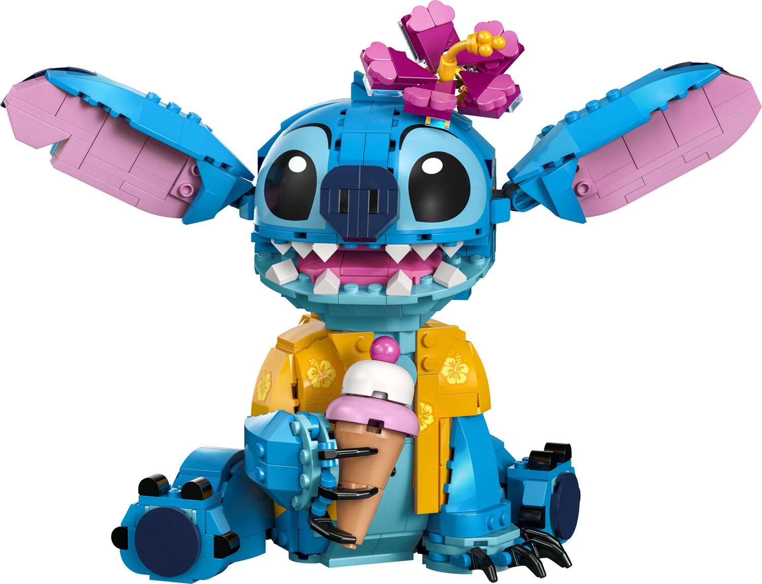 LEGO Disney Stitch - Set di Costruzioni 43249 con Personaggio, Camicia e Cono Gelato, Gioco Creativo per Bambini da 9 Anni in su
