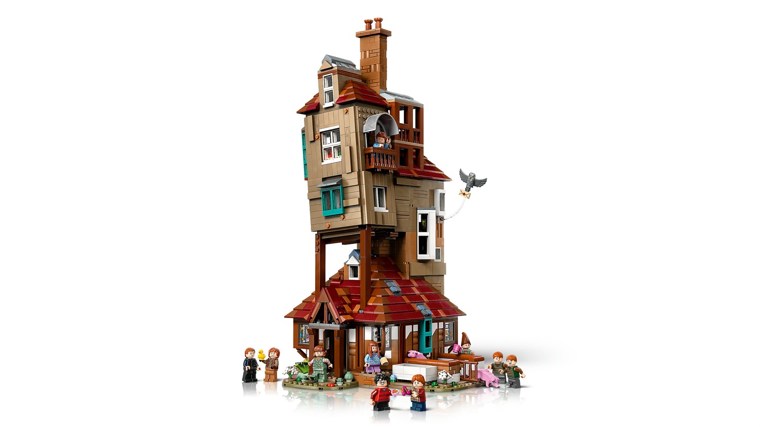 LEGO Harry Potter La Tana - Edizione del Collezionista (76437) - Set da costruzione con 2405 pezzi