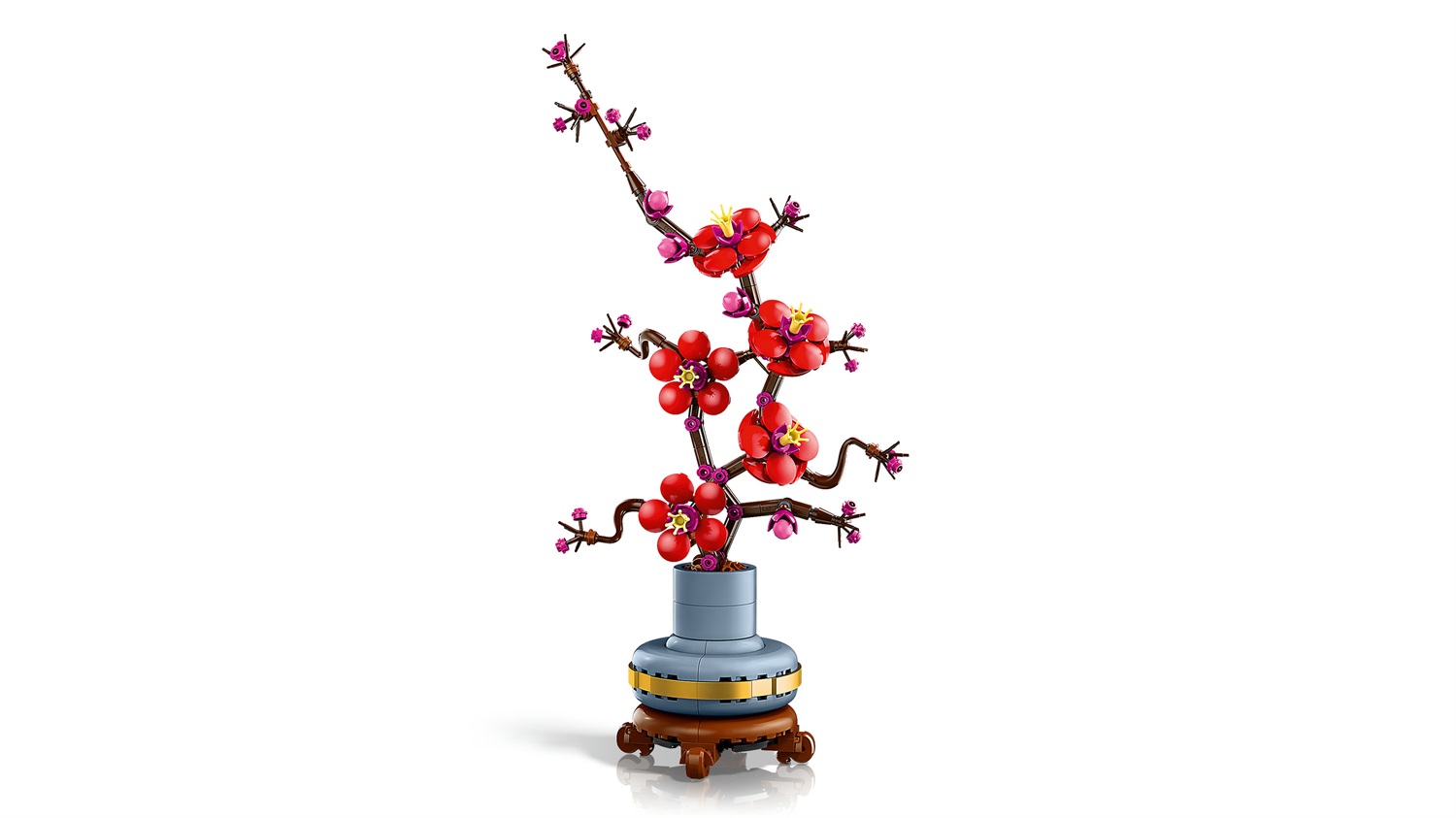 LEGO Icons Albicocco Giapponese 10369 - Set Decorativo Costruibile per Adulti con Fiori Finti e Vaso Elegante