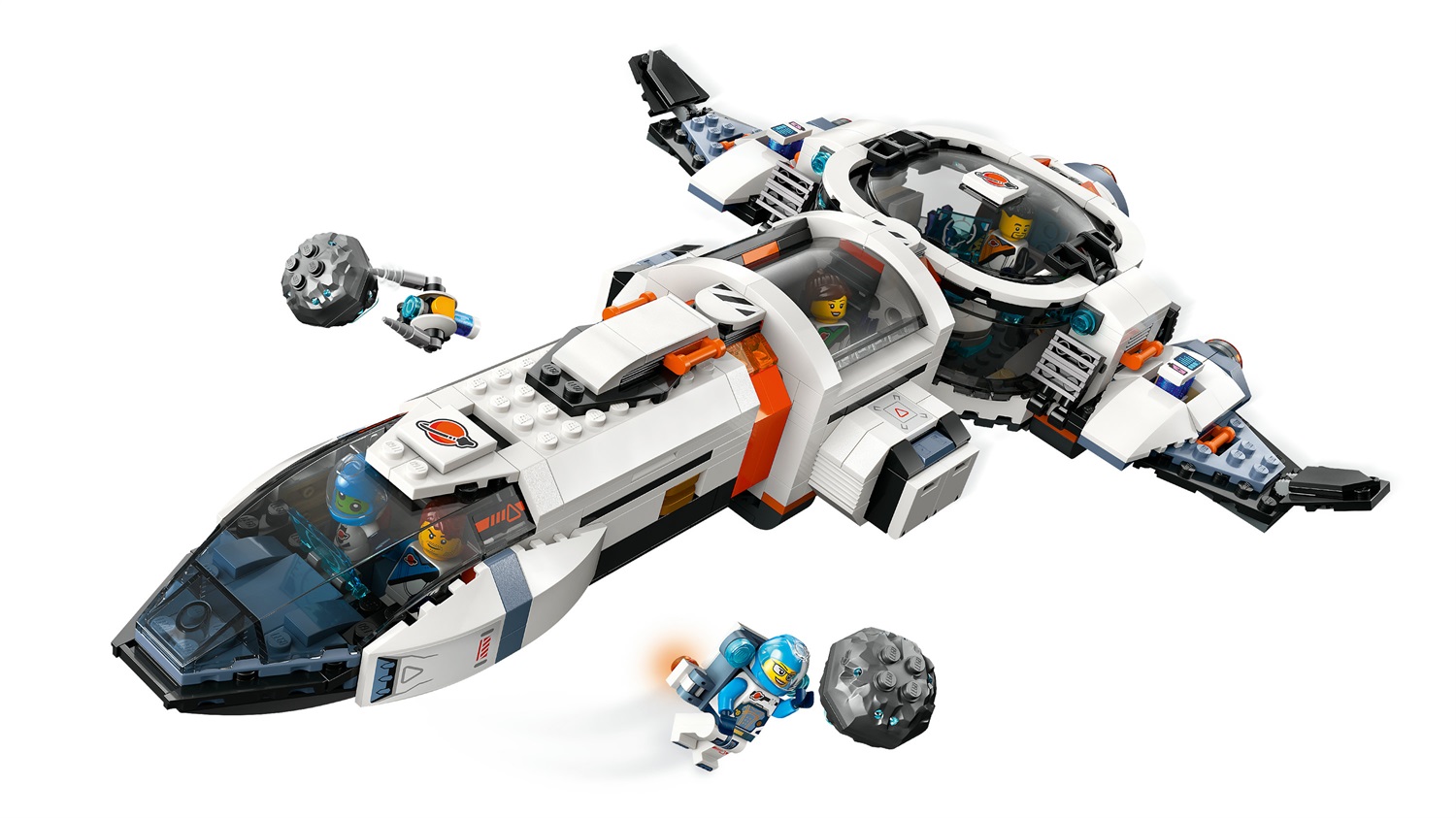 LEGO® City Astronave Galattica Modulare (60446) - Set di Costruzioni da 717 Pezzi per Avventure Spaziali dai 7 Anni