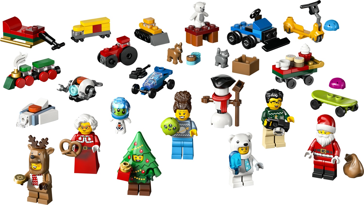 LEGO City Calendario dell'Avvento 2025 - Set Costruzioni con 186 Pezzi, 24 Sorprese e 7 Minifigure per Bambini dai 5 Anni