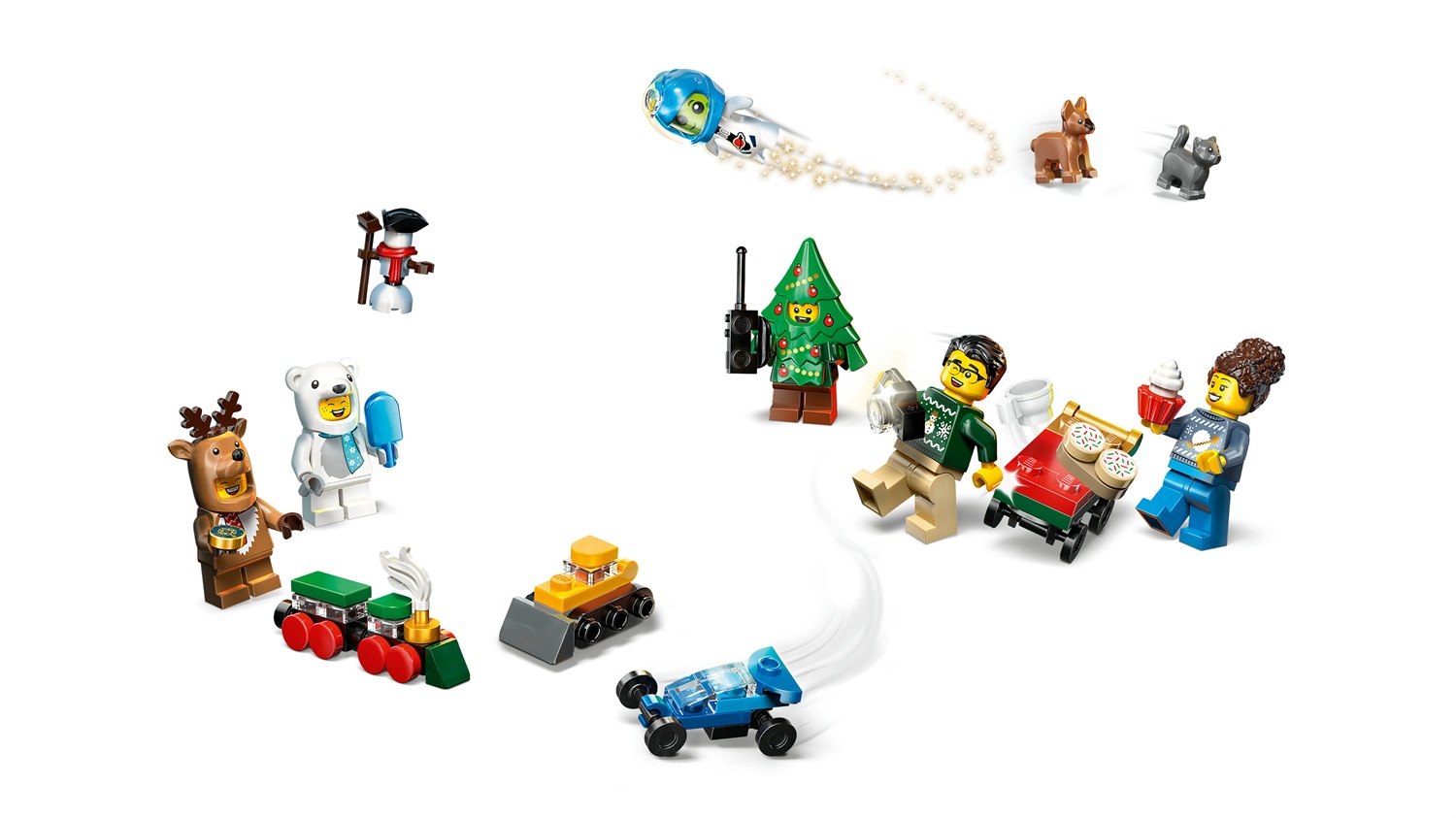 LEGO City Calendario dell'Avvento 2025 - Set Costruzioni con 186 Pezzi, 24 Sorprese e 7 Minifigure per Bambini dai 5 Anni