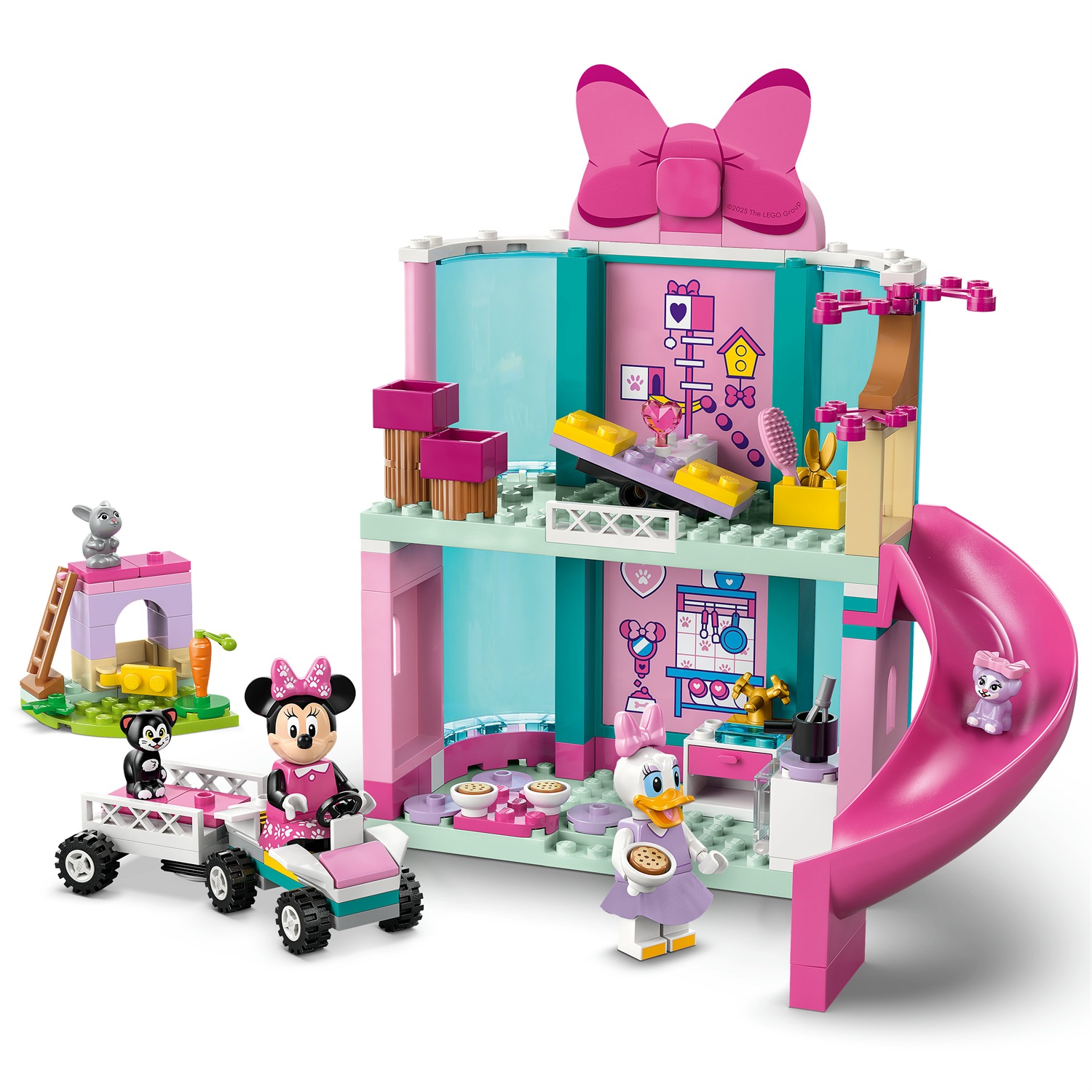LEGO Disney L'Hotel degli Animali di Minni 43274 - Set di Costruzioni con Minnie Mouse, Paperina e 3 Cuccioli, per Bambini dai 4 Anni