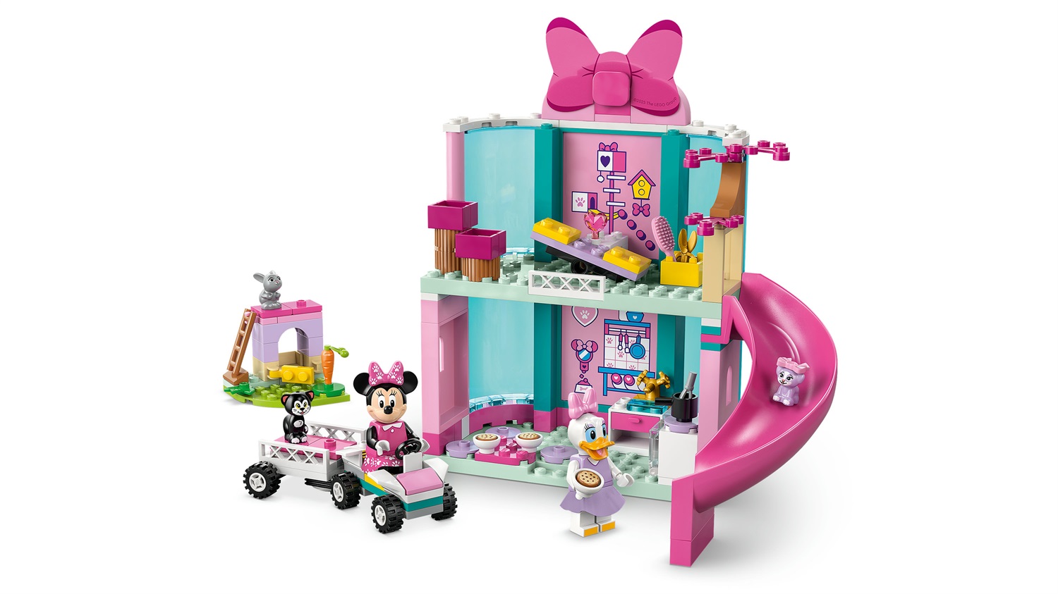 LEGO Disney L'Hotel degli Animali di Minni 43274 - Set di Costruzioni con Minnie Mouse, Paperina e 3 Cuccioli, per Bambini dai 4 Anni