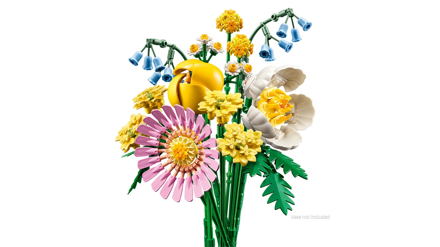 LEGO Botanicals Bouquet di Fiori Estivi 10347 - Set Costruibile con Campanule, Rosa, Tulipano e Altri Fiori Finti - Decorazione Floreale per Bambini dai 9 Anni
