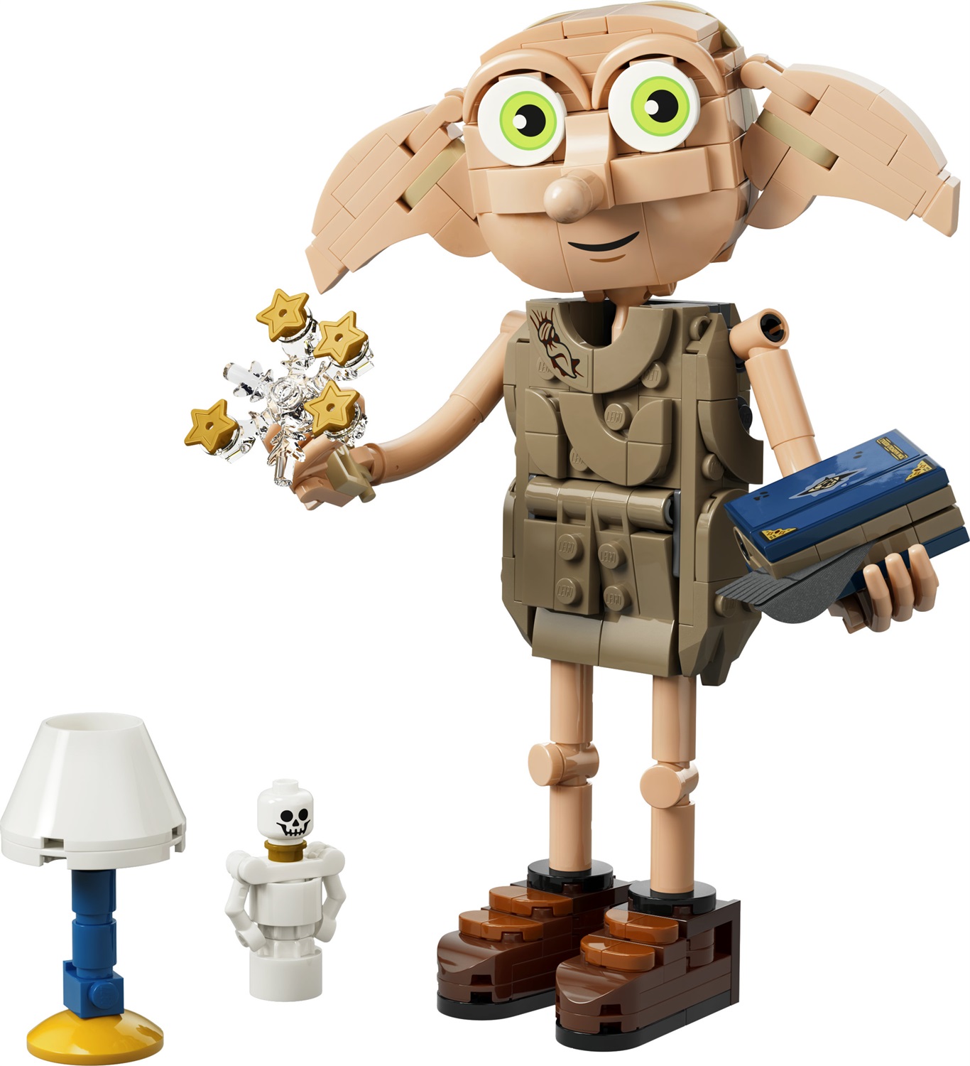 LEGO Harry Potter Dobby l'Elfo Libero 2 in 1 - Giocattolo Trasformabile in Kreacher per Bambini da 8 Anni