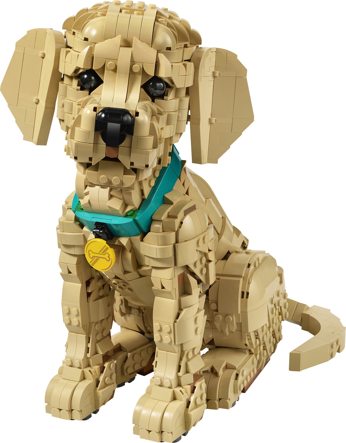 LEGO Cucciolo di Golden Retriever 11384 - Set di costruzione snodabile per adulti