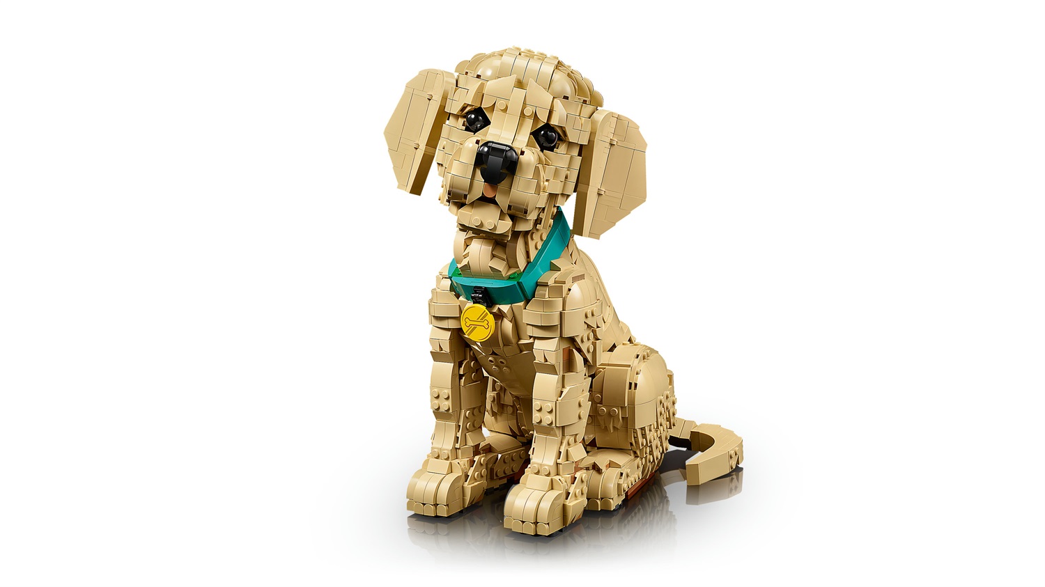 LEGO Cucciolo di Golden Retriever 11384 - Set di costruzione snodabile per adulti