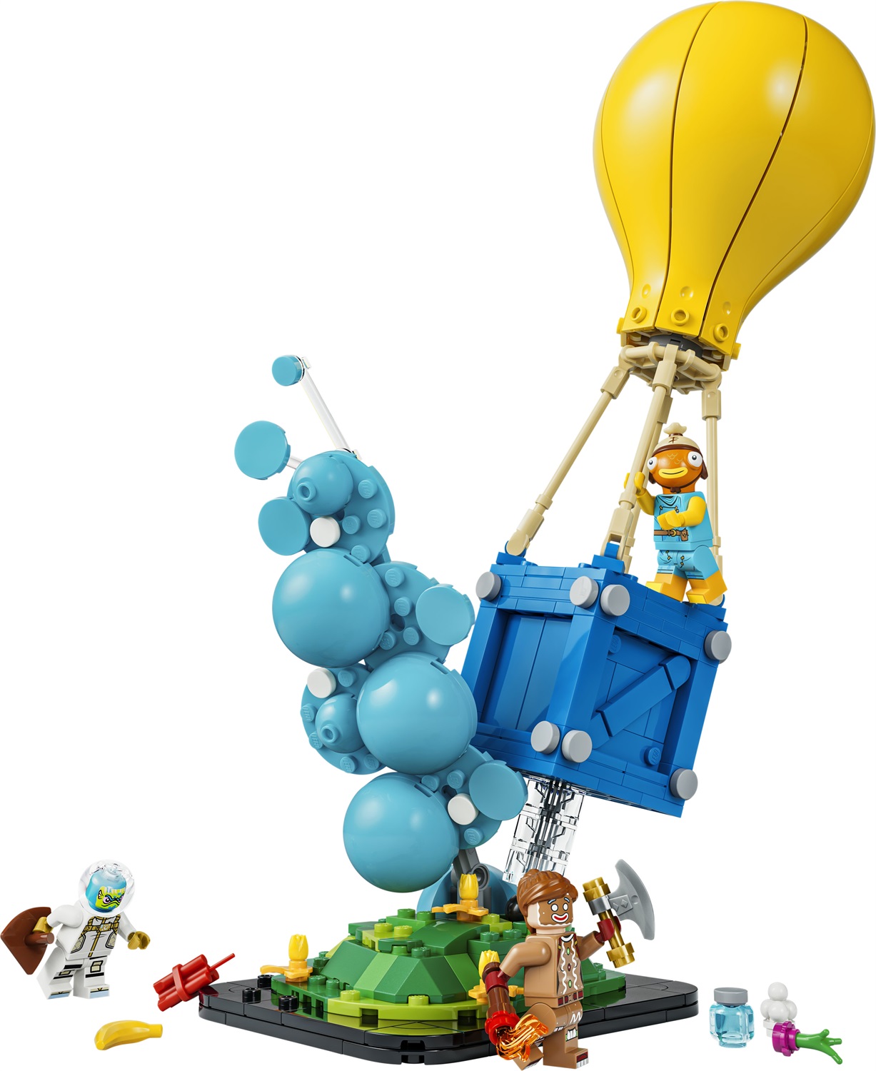 LEGO Consegna di Rifornimenti Fortnite - Set Costruibile con Minifigure Pescesecco, Leviatano e Artigliere, Accessori Inclusi, Regalo per Bambini e Gamer da 10 Anni