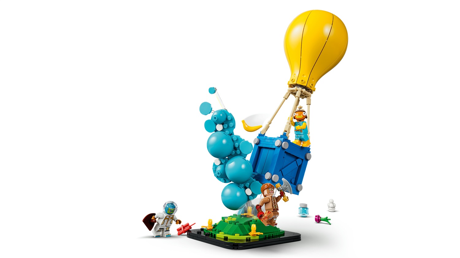 LEGO Consegna di Rifornimenti Fortnite - Set Costruibile con Minifigure Pescesecco, Leviatano e Artigliere, Accessori Inclusi, Regalo per Bambini e Gamer da 10 Anni