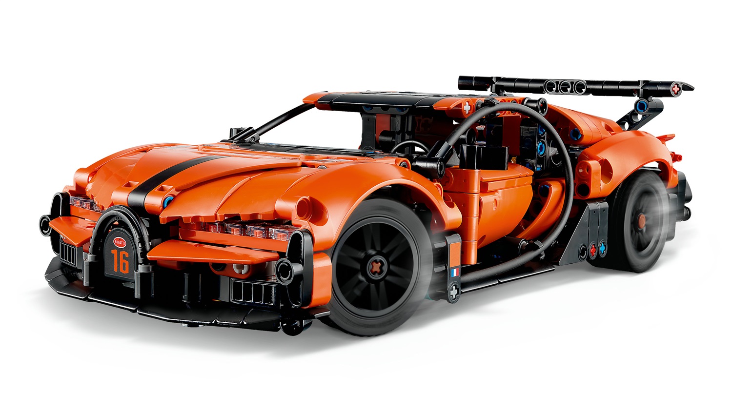 LEGO Technic Hyper Car Bugatti Chiron Pur Sport - Modello dettagliato con sportelli e cofano apribili, per appassionati dai 9 anni