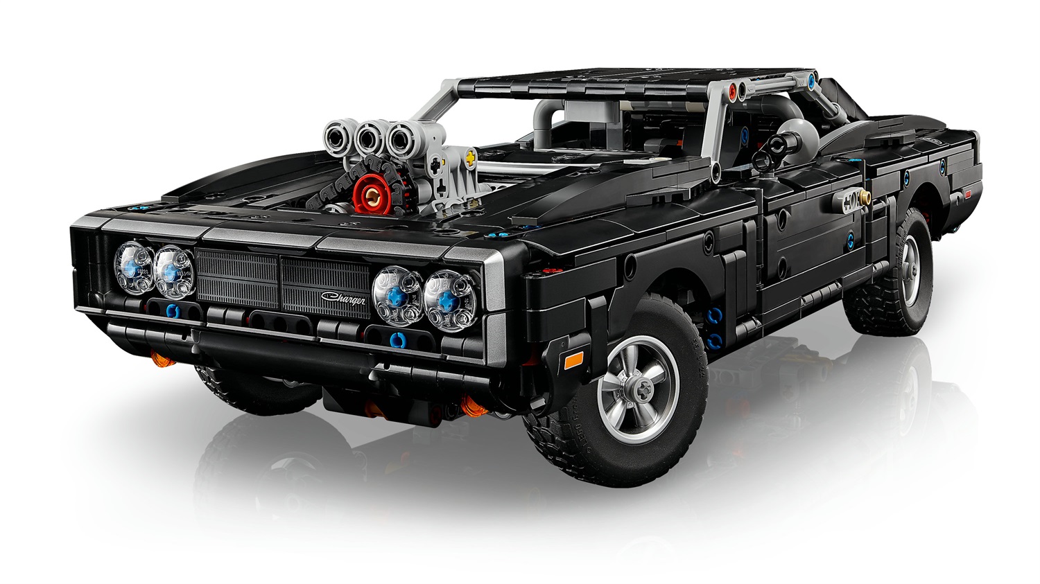 LEGO Dodge Charger R/T Fast and Furious - Kit Modellismo per Adulti con Motore V8 e Sospensioni Dettagliate