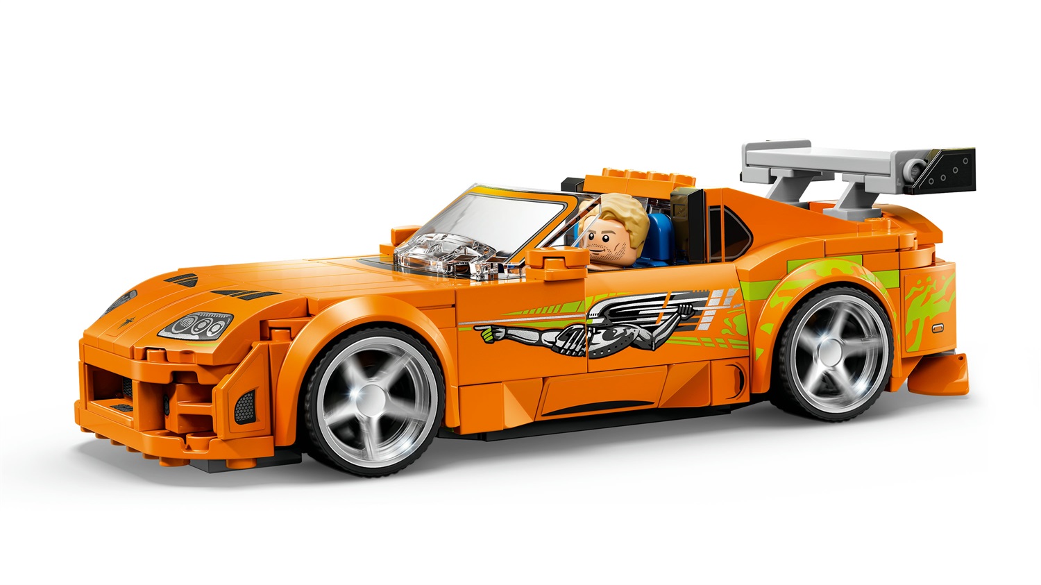LEGO Speed Champions Toyota Supra MK4 - Modello di Auto con Minifigure di Bryan O'Conner, Regalo STEM per Bambini da 10 Anni