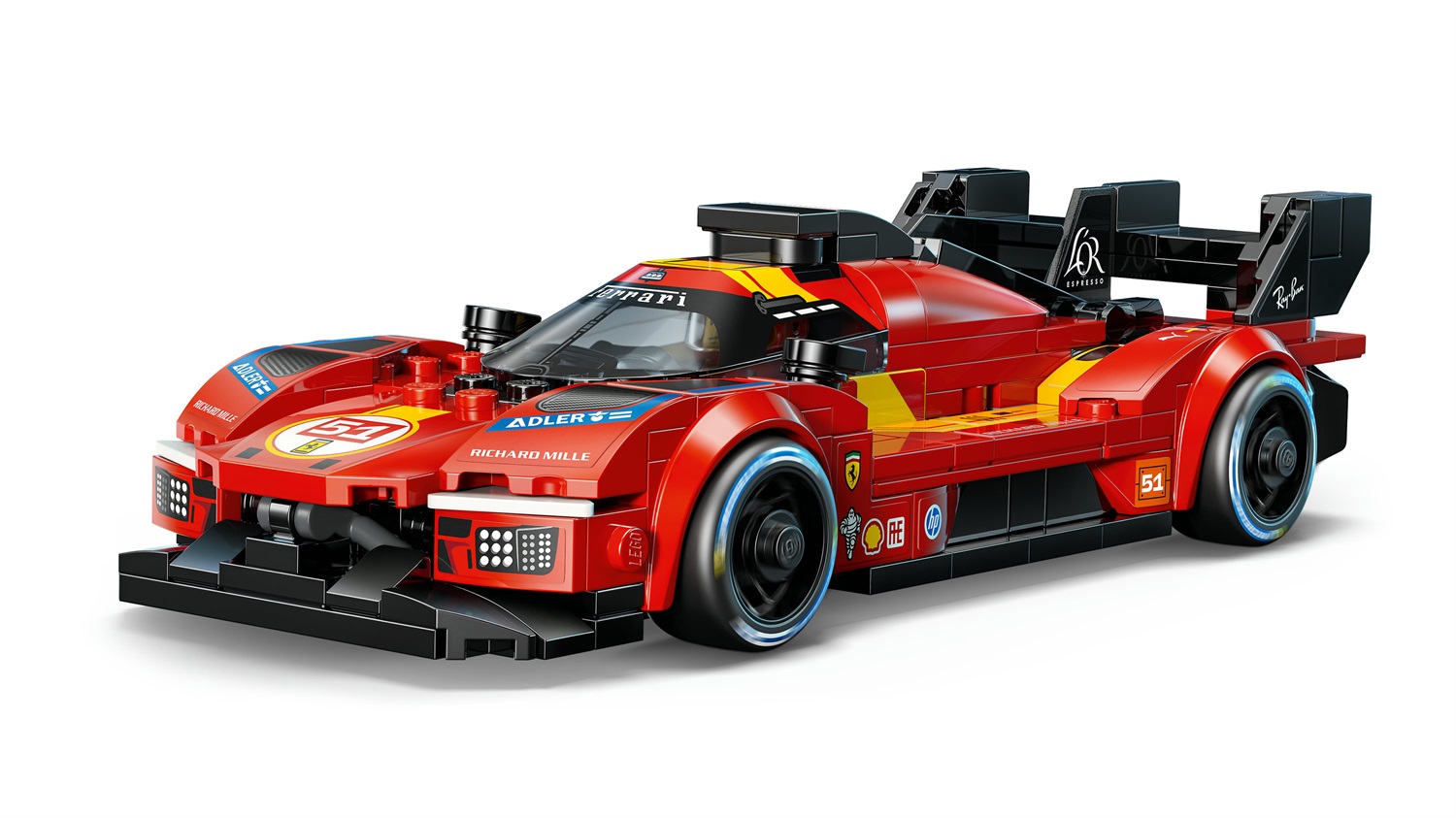 LEGO Ferrari 499P - Modello da Costruire Speed Champions con Minifigure da Collezione per Bambini dai 9 Anni