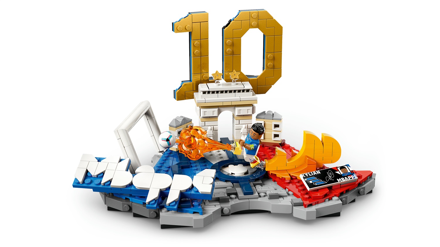 LEGO Kylian Mbappé - Set Costruibile con Minifigure da Collezione e Modello 3D per Bambini dai 10 Anni