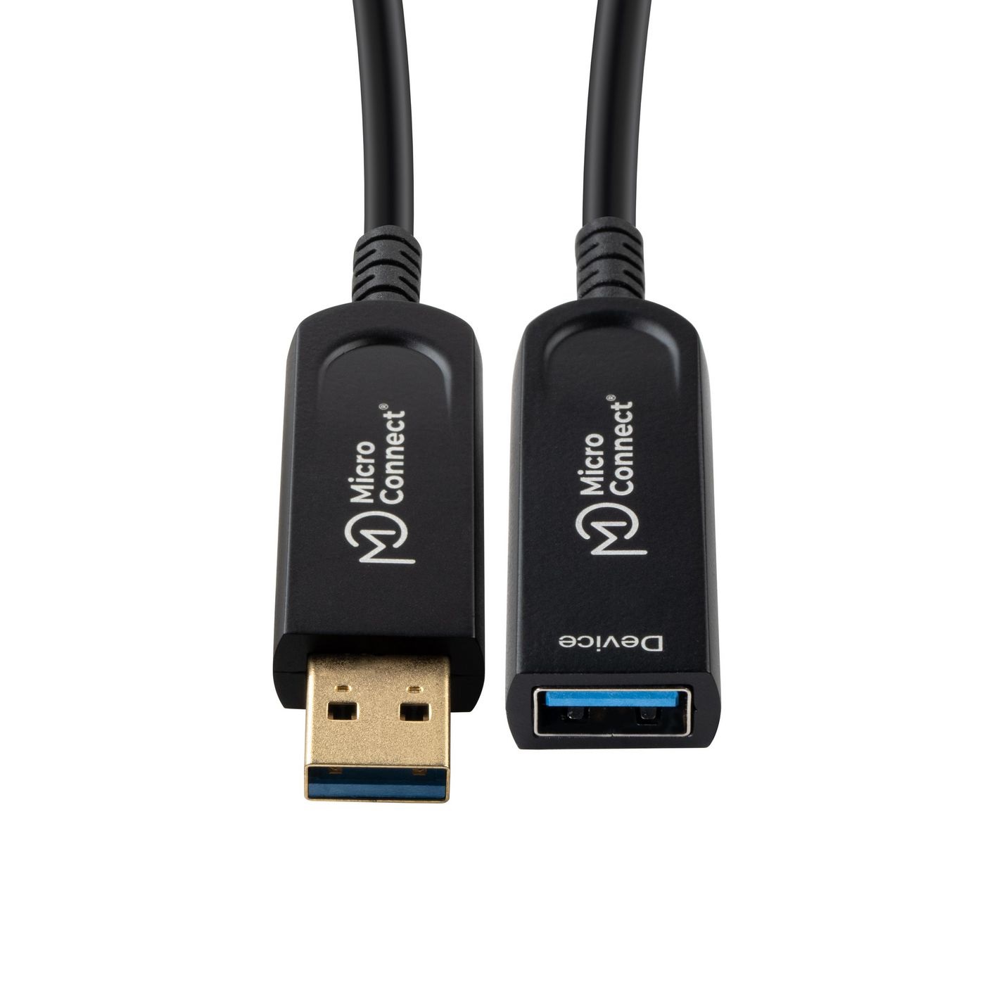 Microconnect Premium Optic USB 3.2 Gen 1 Cavo USB A-A M-F 15 m Nero - Active Optical Hybrid Cable, 5Gbps