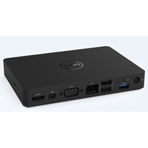 DELL WD15 Docking Station 180W Cablato USB 3.2 Gen 1 Type-C Nero con Connessione Cuffia 3,5 mm e Slot Kensington