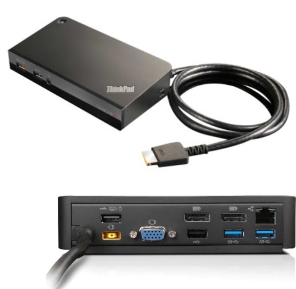 Lenovo 03X6296 Docking Station Cablata OneLink per Laptop - Nero, 10/100/1000 Mbit/s, Uscita Audio 3,5 mm, Garanzia 12 mesi