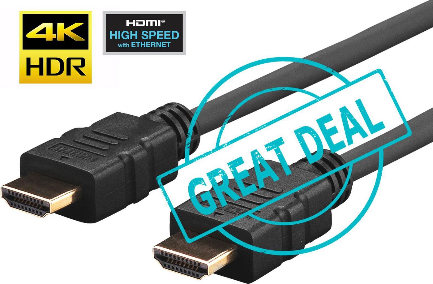 Vivolink PROHDMIHD2-BULK Cavo HDMI 2 m Tipo A (Standard) Nero - Ultra Flessibile con Garanzia 1188M