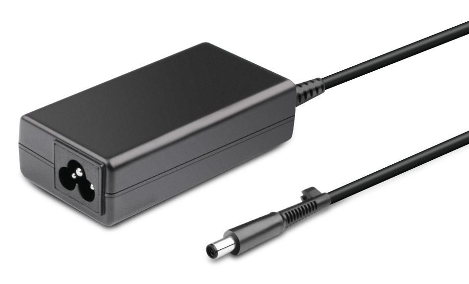 CoreParts Adattatore di Ricambio per Dell - 65W, 19.5V, 3.34A, Connettore 7.4*5.0p, Nero