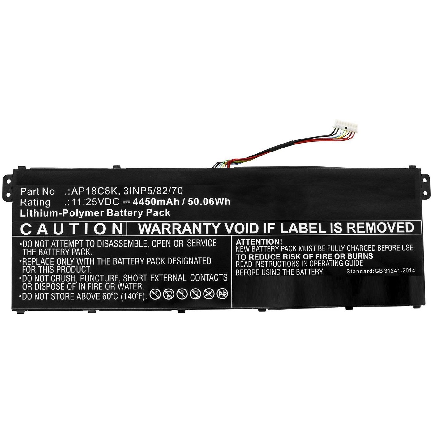 CoreParts MBXAC-BA0099 Batteria per Laptop Acer - 50.24Wh Li-Pol 11.55V 4350mAh