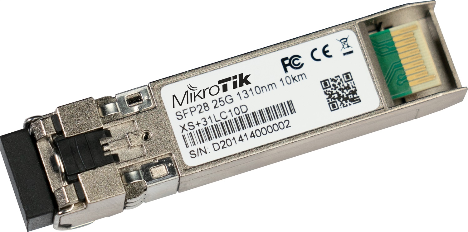 Mikrotik XS 31LC10D Modulo Ricetrasmettitore SFP28 1Gbps/10Gbps/25Gbps 1310nm Monomodo 10km