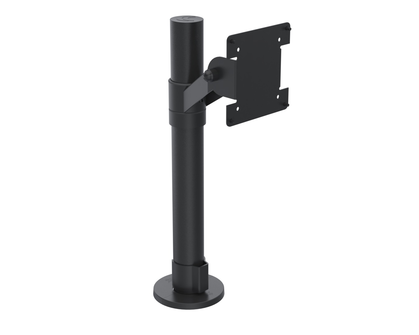 Ergonomic Solutions SPV1101-FX-02 - Supporto da Tavolo per TV a Schermo Piatto VESA 75/100, Nero