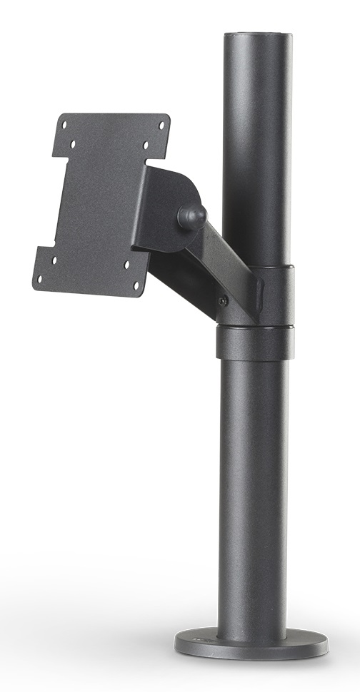 Ergonomic Solutions SPV1101-FX-02 - Supporto da Tavolo per TV a Schermo Piatto VESA 75/100, Nero