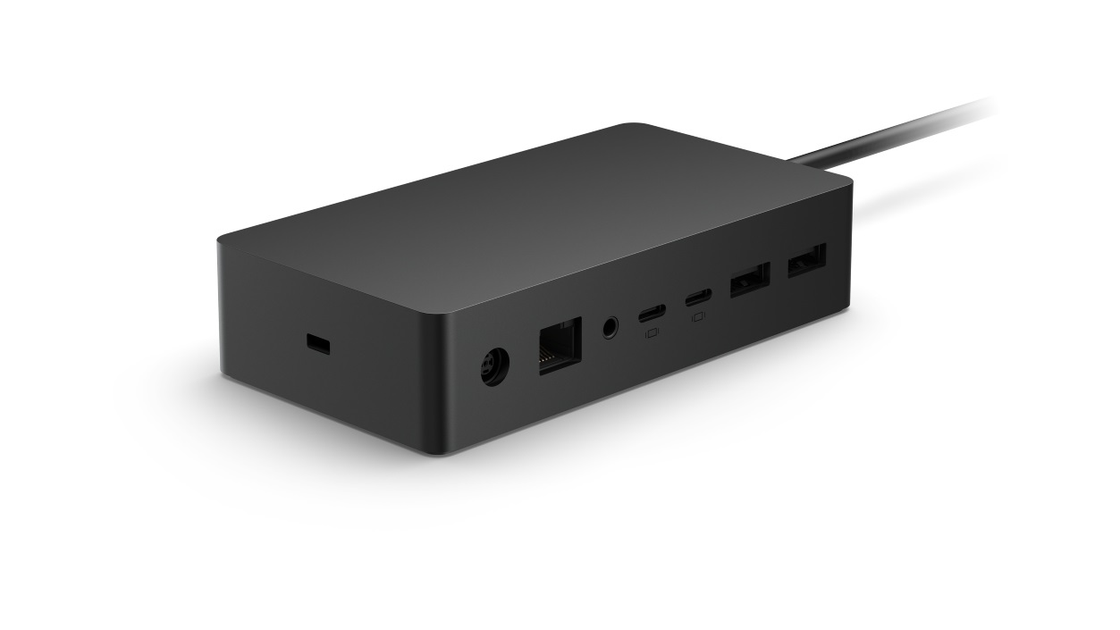 Microsoft Surface Dock 2 - Docking Station per Surface Pro 5/6/7/8/9/X e Go/Go2/Go3, Colore Nero