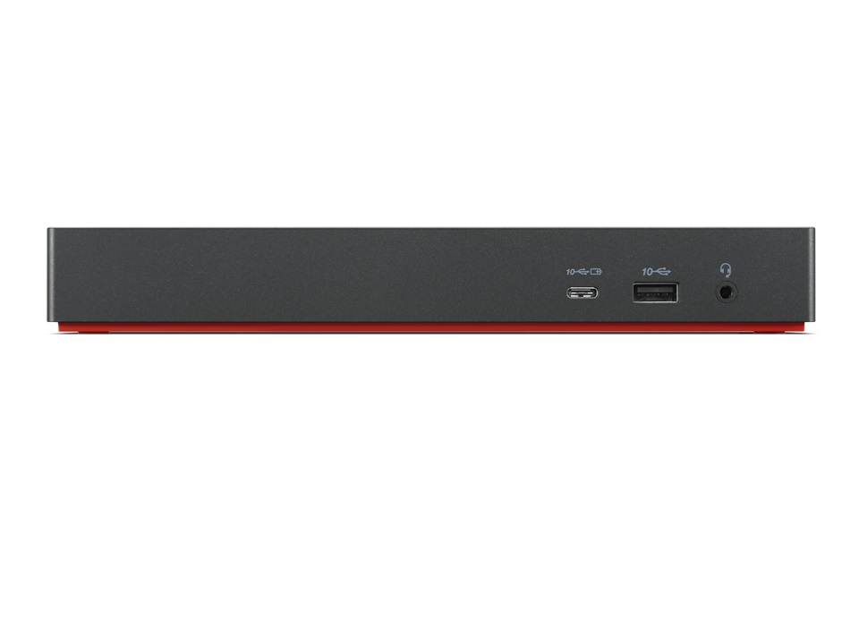Lenovo 40B00300DK Replicatore di Porte e Docking Station per Laptop e Notebook Cablato Thunderbolt 4 - Nero e Rosso, 230 W, 40 Gbit/s