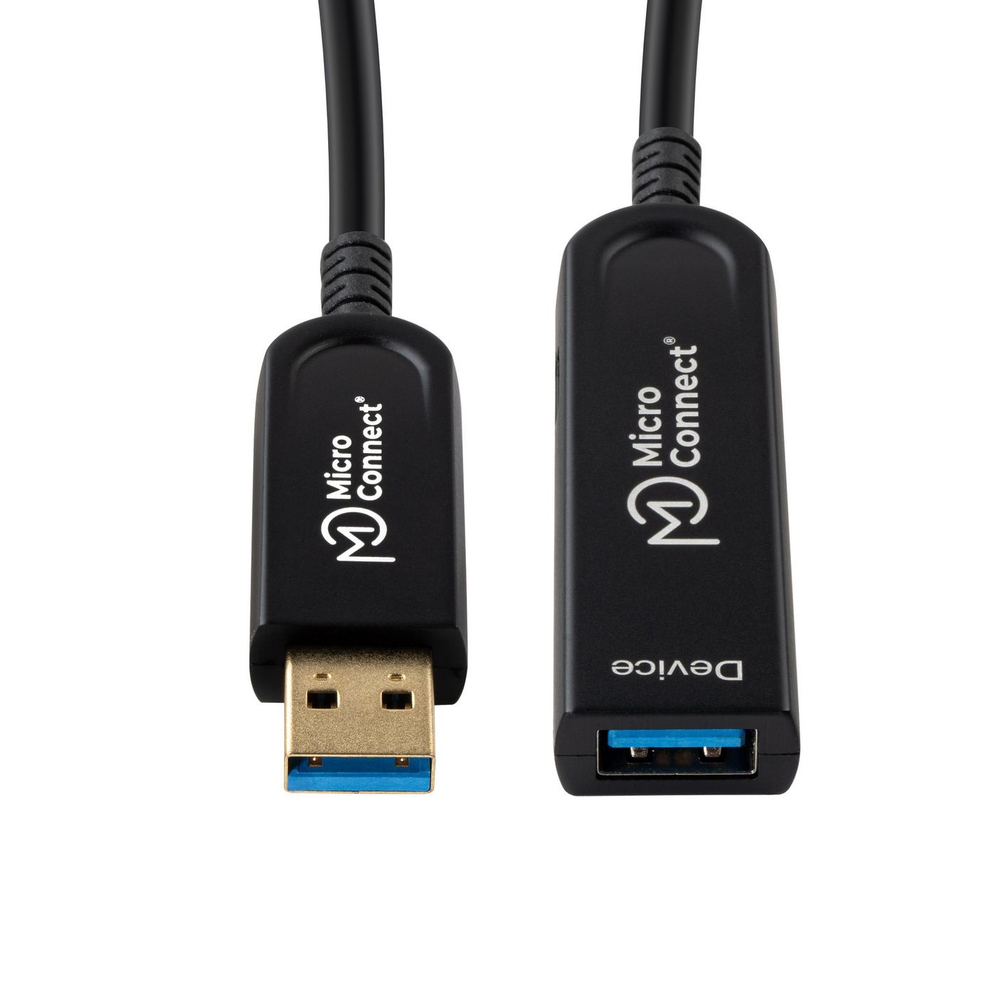 MicroConnect MC-USB3.0AAF20AOP Cavo USB 3.2 Gen 2 (3.1 Gen 2) 20 m A-A Nero - Fibra Ottica Premium