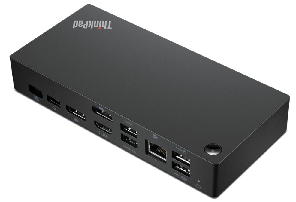 Lenovo 40B20135DK Docking Station Cablata USB 3.2 Gen 1 Type-C per Laptop e Notebook - Nero, 96 W, 10/100/1000 Mbit/s