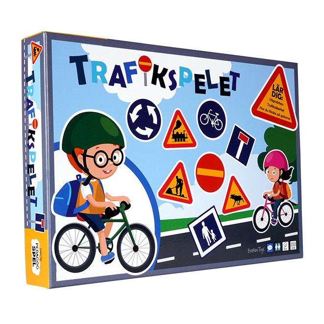 Barbo Toys Gioco da Tavolo Trafikspelet - Apprendimento del Traffico per Bambini