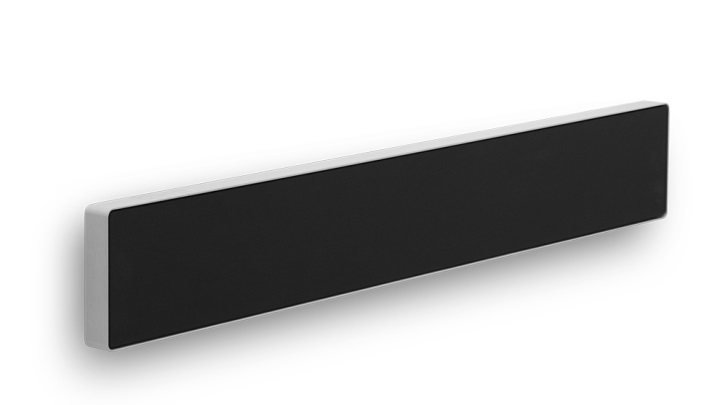 Bang & Olufsen Beosound Stage - Soundbar Dolby Atmos, Altoparlante Bluetooth e Wi-Fi, Sistema Audio Multiroom, HDMI, Alluminio, Nero e Argento
