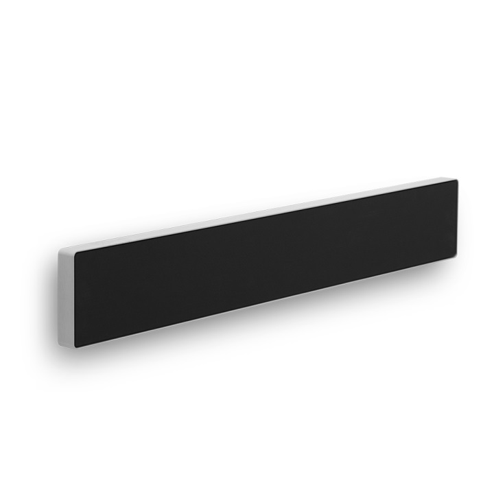 Bang & Olufsen Beosound Stage - Soundbar Dolby Atmos, Altoparlante Bluetooth e Wi-Fi, Sistema Audio Multiroom, HDMI, Alluminio, Nero e Argento