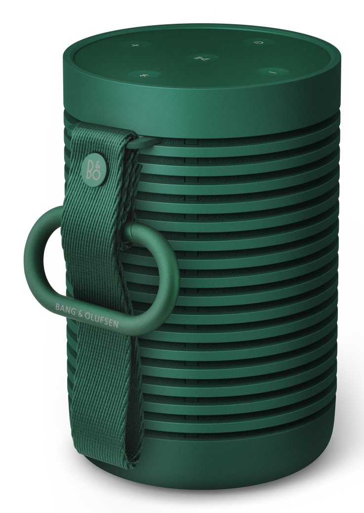 Bang & Olufsen Beosound Explore - Altoparlante Bluetooth Portatile Impermeabile con Autonomia Fino a 27 Ore, Design Compatto e Suono True360 - Verde