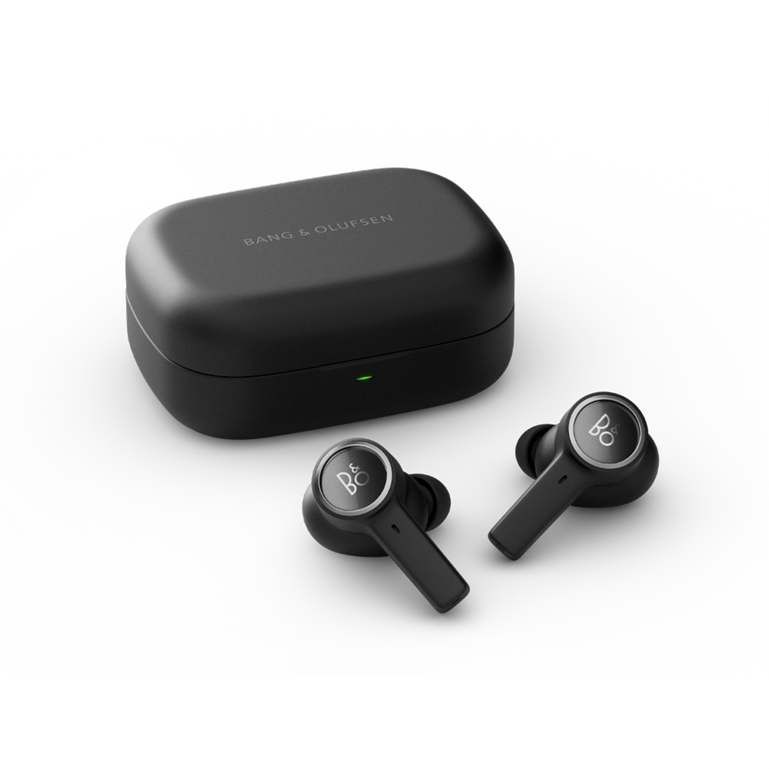 Bang & Olufsen Beocom EX UC - Auricolari Bluetooth Wireless con Cancellazione del Rumore, 6 Microfoni, Batteria di 28 Ore, Cavo USB-C, Custodia di Ricarica, Dongle - Antracite