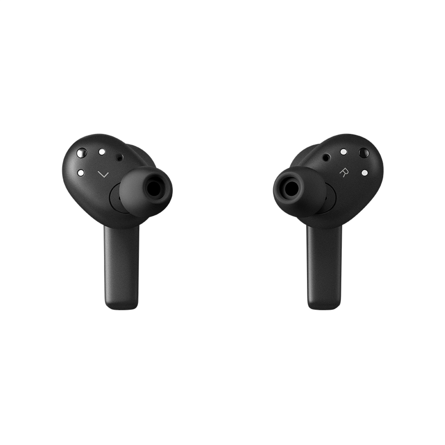 Bang & Olufsen Beocom EX UC - Auricolari Bluetooth Wireless con Cancellazione del Rumore, 6 Microfoni, Batteria di 28 Ore, Cavo USB-C, Custodia di Ricarica, Dongle - Antracite