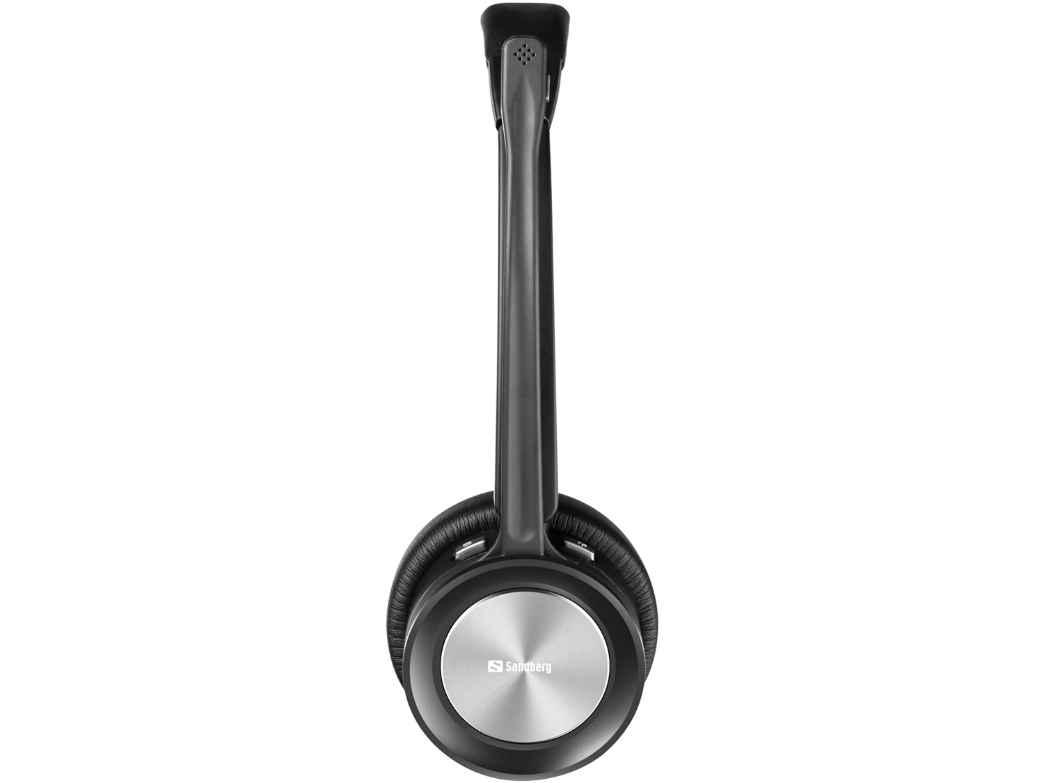Sandberg Bluetooth Office Headset Pro - Cuffie Binaurali Nero per Ufficio/Call Center con Microfono e Riproduzione Vocale Cristallina