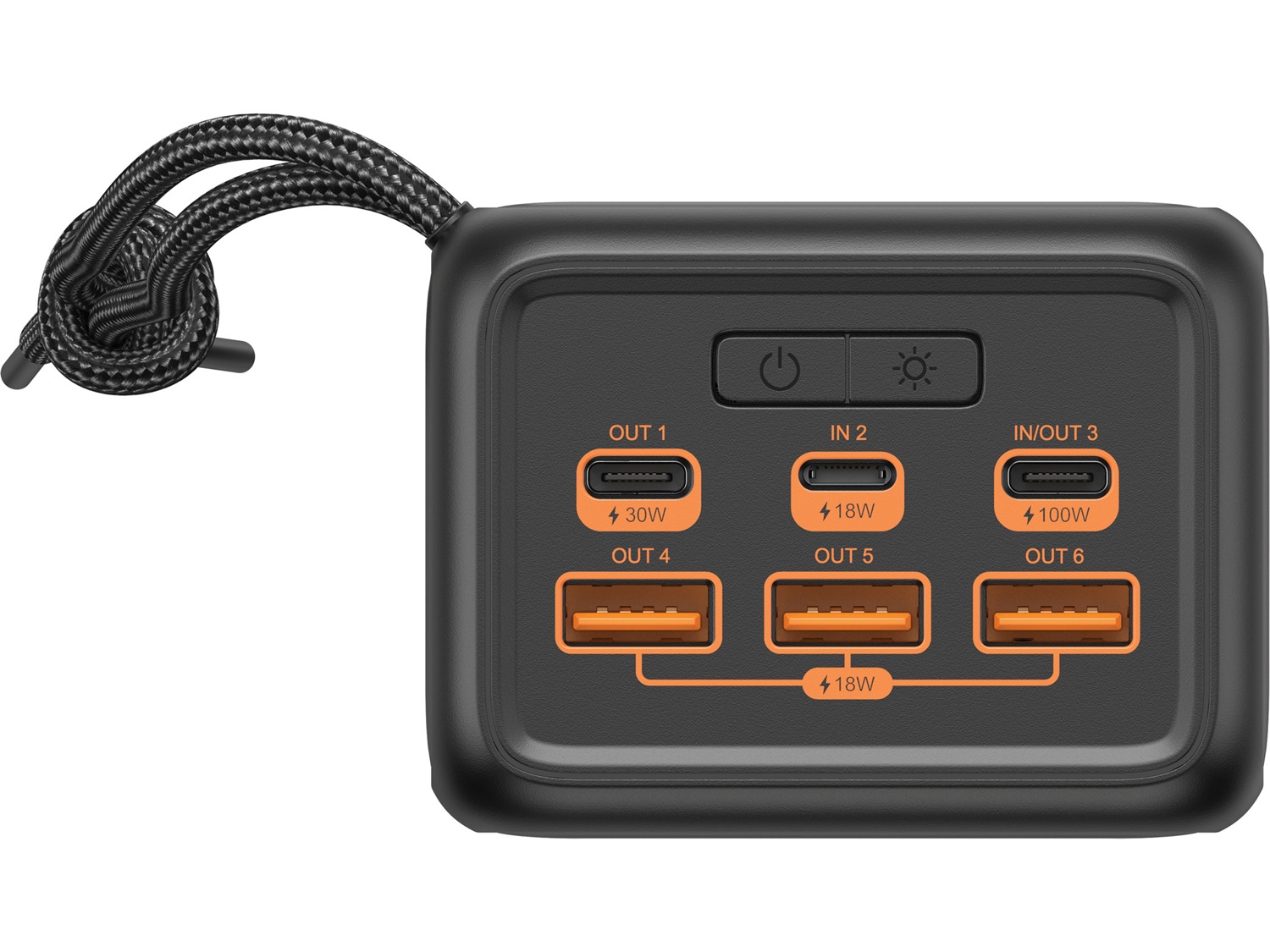 Sandberg Powerbank USB-C PD 130W - Batteria Portatile Ioni di Litio 50000 mAh, Nero