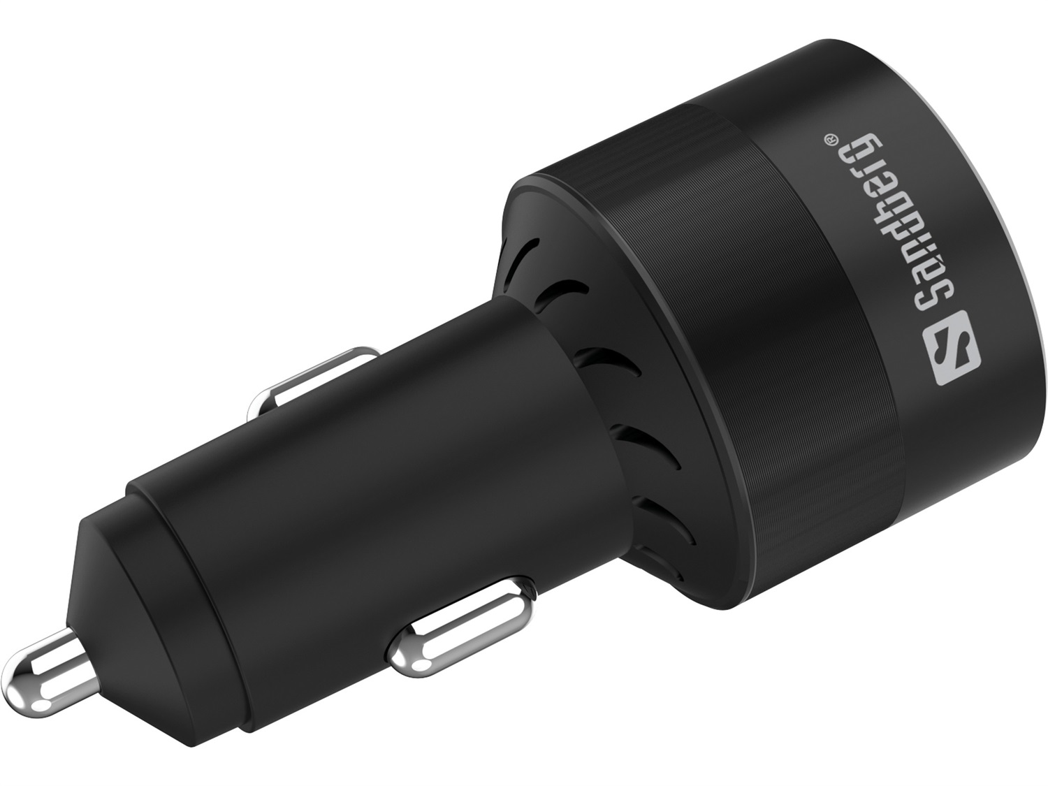 Sandberg Caricabatteria da auto 3 in 1 130W USB-C PD - Ricarica rapida per dispositivi USB-A e USB-C