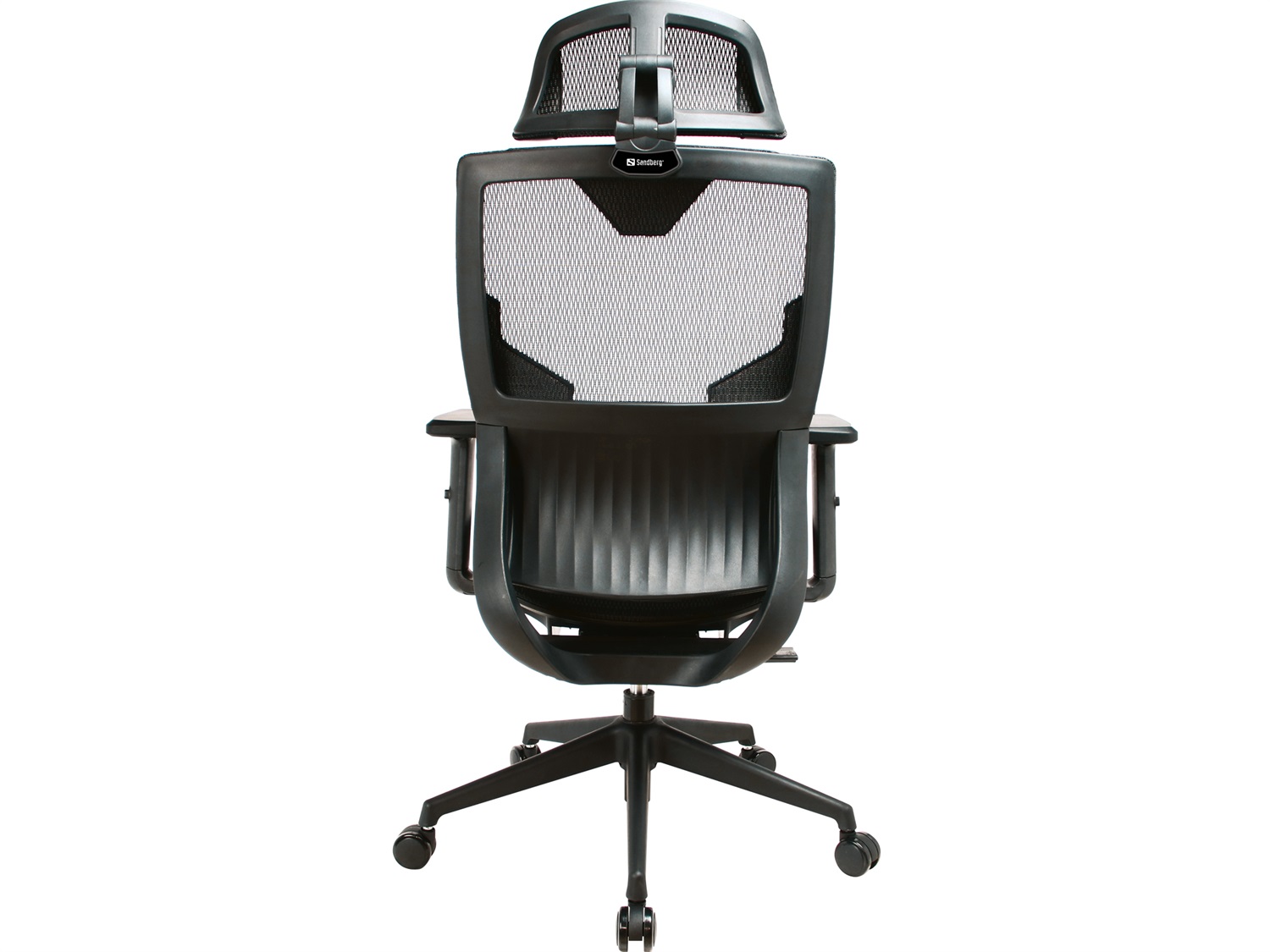 Sandberg ErgoFusion Gaming Chair 640-95 - Sedia per Videogioco Universale con Seduta in Rete Nero