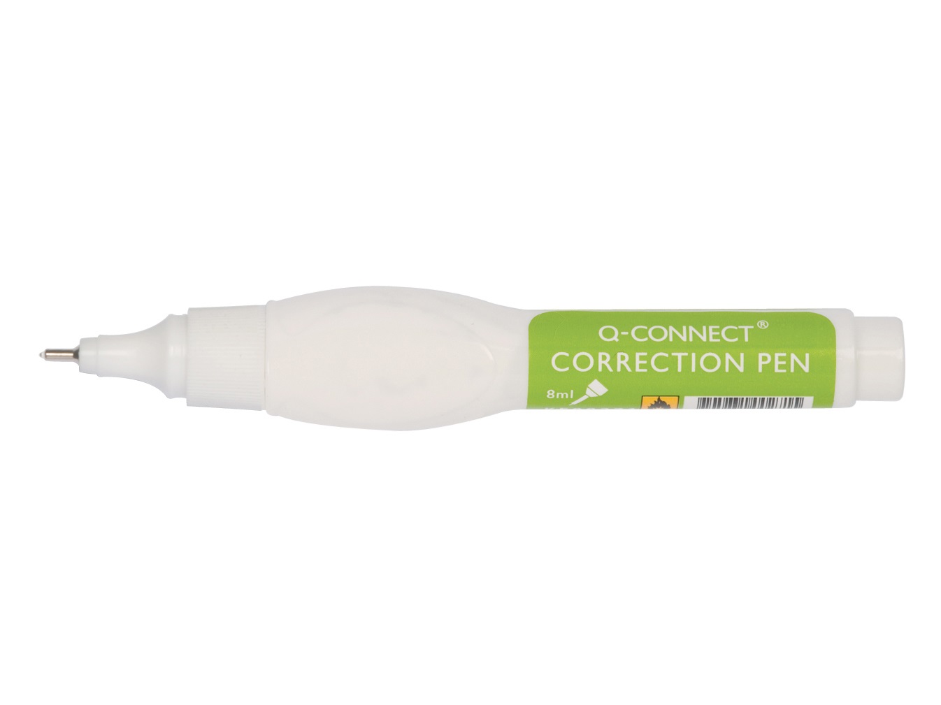 Q-Connect Correttore a Penna 8 ml con Punta Sottile in Metallo - KF00271